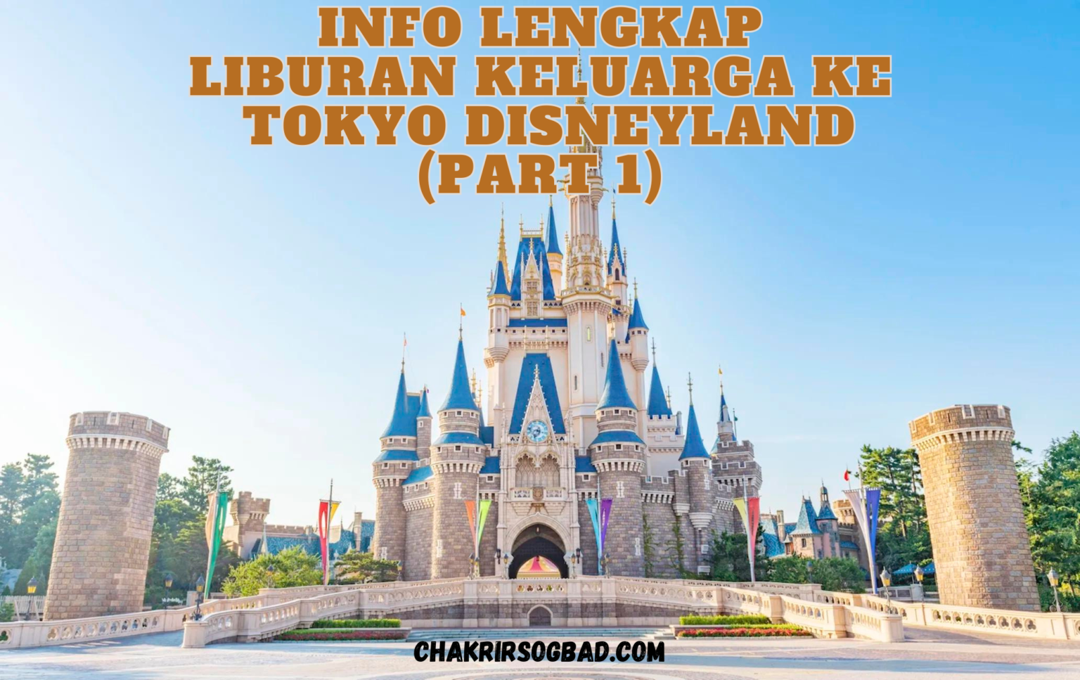 liburan keluarga ke Tokyo Disneyland