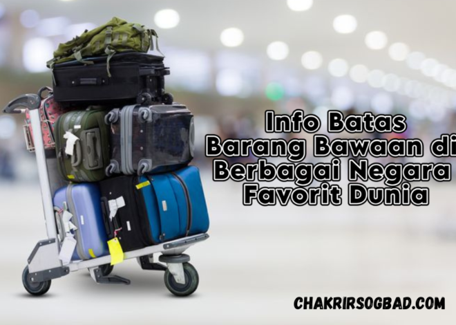 Info Batas Barang Bawaan di Berbagai Negara Favorit Dunia